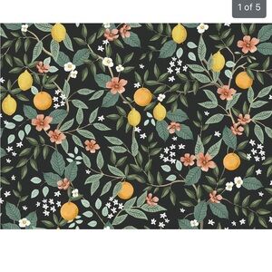 Rifle paper co Floral Citrus peel and stick